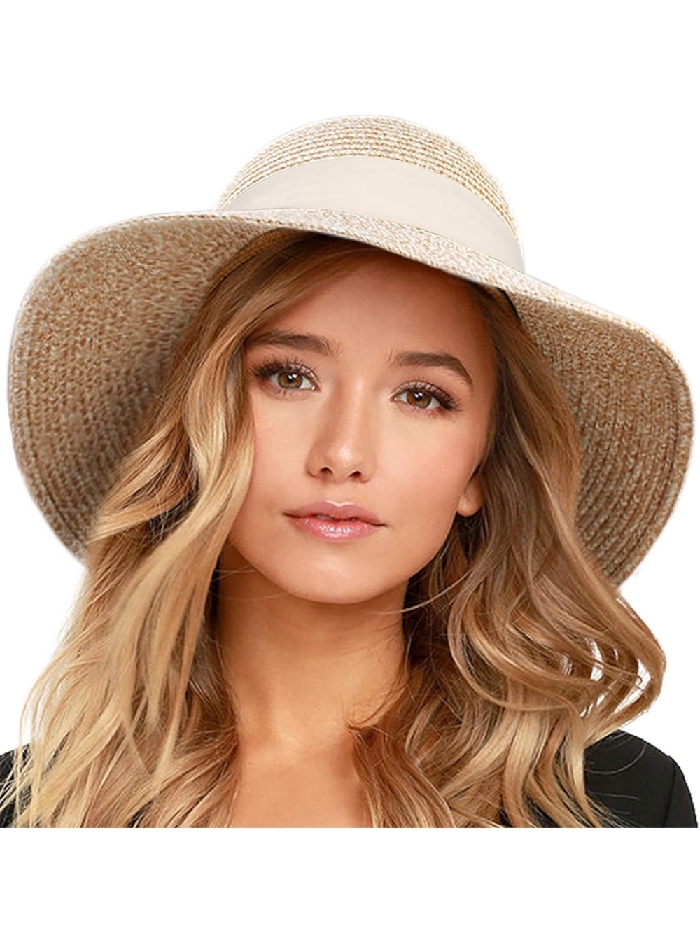 Beige - Beige sun Hat